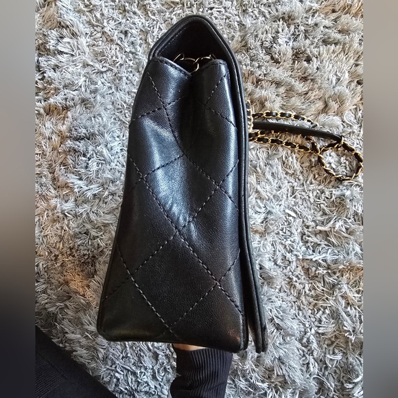 GAURENTEED AUTHENTIC CHANEL SHEEPSKIN QUILTED VINTAGE MADEMOISELLE FLAP BAG - Picture 11 of 14